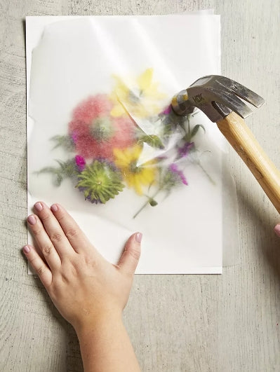 Hammered Floral art